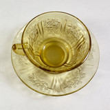 Amber Rose Sharon Cabbage Cup and Saucer