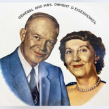 General and Mrs. Dwight Eisenhower Image: © Modern2Historic-detail image