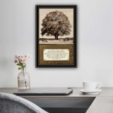 "Life Is" in a decorative black grooved frame