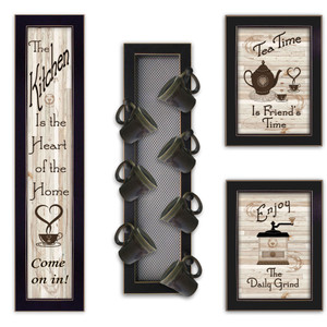 Kitchen Collection 5 in black frames with sanded edges Kitchen Collection 5 in black frames with sanded edges