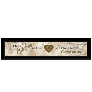 art print in a black grooved frame art print in a black grooved frame