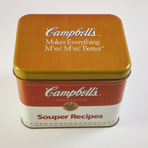 Campbell's Souper Recipes Tin Box