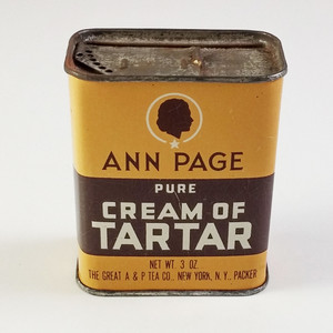Vintage Ann Page Tin. front view