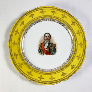 Marechal Lefebvre Antique Plate-Imperial China - image Marechal Lefebvre Antique Plate-Imperial China - image