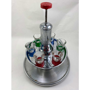 Mid Century Lazy Susan Shot Dispenser. Image copyright Modern2Historic Mid Century Lazy Susan Shot Dispenser. Image copyright Modern2Historic
