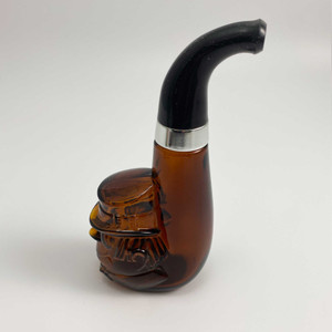 AVON Vintage Amber Glass Leprechaun Pipe Bottle Image:© Modern2Historic AVON Vintage Amber Glass Leprechaun Pipe Bottle Image:© Modern2Historic