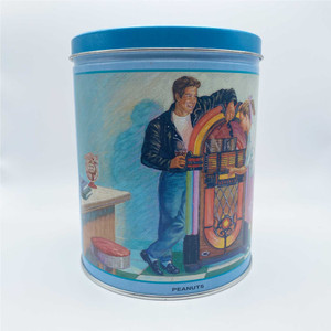 Vintage Beer Nuts Tin with FONZI and a juke box Image: © Modern2Historic Vintage Beer Nuts Tin with FONZI and a juke box Image: © Modern2Historic