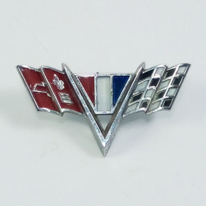 OER 1965-67 V-Flag Front Fender Emblem 3840318 OER 1965-67 V-Flag Front Fender Emblem 3840318