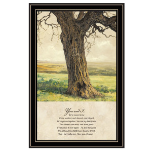 Forever-an art print in a black grooved frame Forever-an art print in a black grooved frame