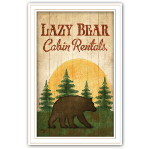 Lazy Bear: A framed print Lazy Bear: A framed print
