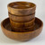 Monkey Pod Wood Bowls Salad set