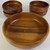 Monkey Pod Wood Bowls Salad set