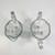 Vintage Indiana Glass Footed Creamer & Footed Sugar Set