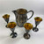 Set of 4 Silver Plated Goblets & 1-Silver Plated Pitcher. Image: © Modern2Historic