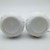 Salt and Pepper set are approx. 4" H x 2.75" Dia.