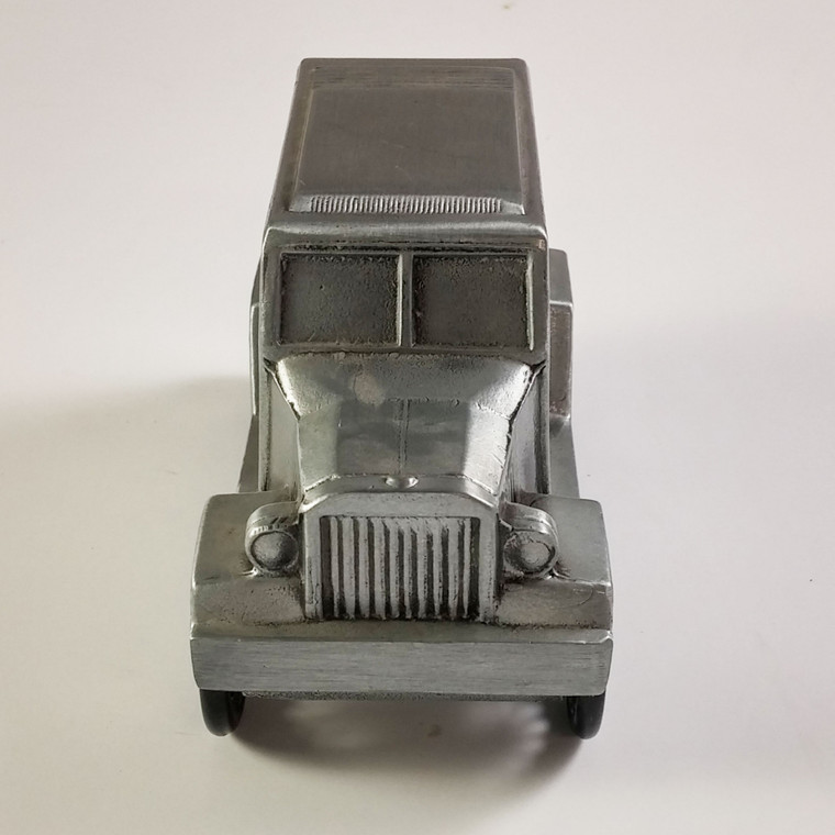 1974 Pewter Armored Car. - Front view