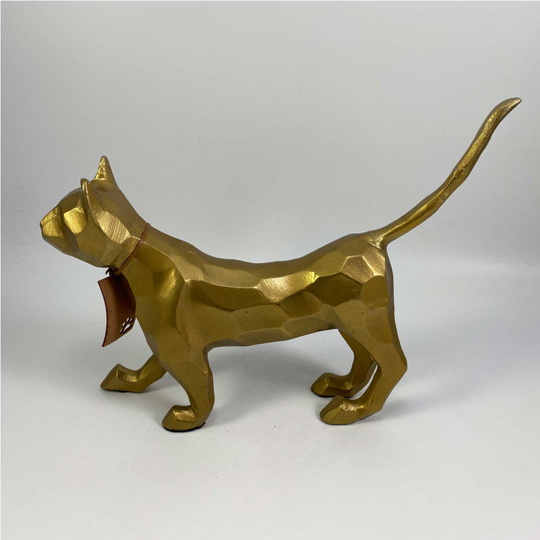 Geometric Metal Cat Sculpture. Image: © Modern2Historic