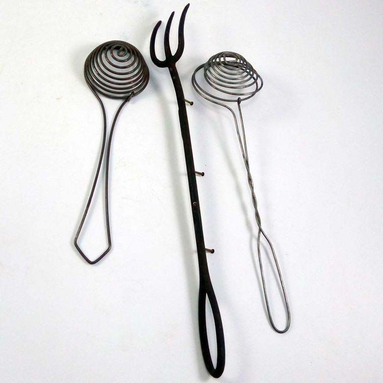 Swedish set: spoon wisk fork