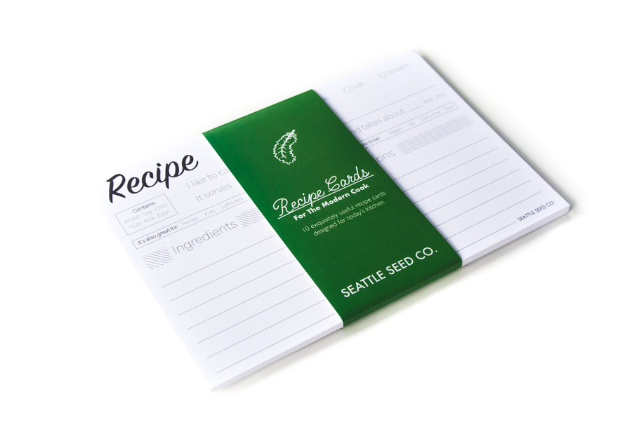 Modern Recipe Cards