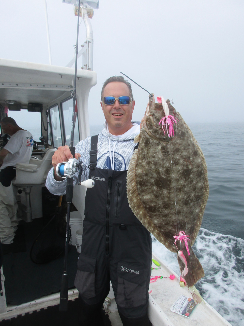 The results an 11.2 and 10.8 many 8's a few 9's. Drop and reel fishing the Fluke literally would not leave this alone.  I had fish every single drop - we boxed 35 keepers by 1030AM this past Tuesday July 18th aboard the Kattie B
