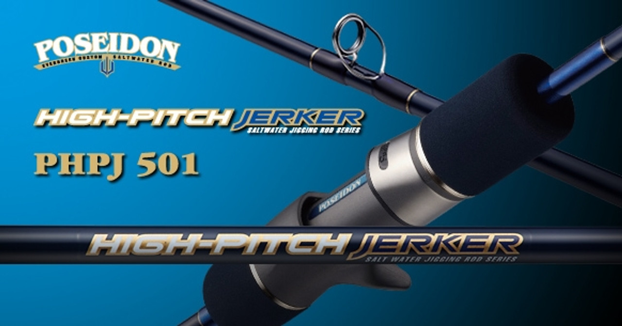 Evergreen Rod Baitcast Poseidon High Pitch Jerker