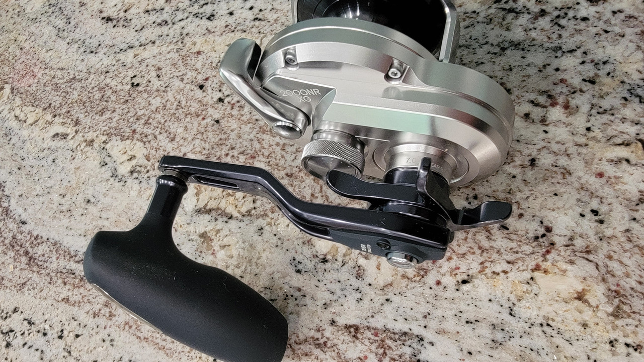 Shimano JDM 2021 Ocea Jigger (Silver with Blued handle and spool) - C.M.  Tackle Inc. DBA TackleNow!