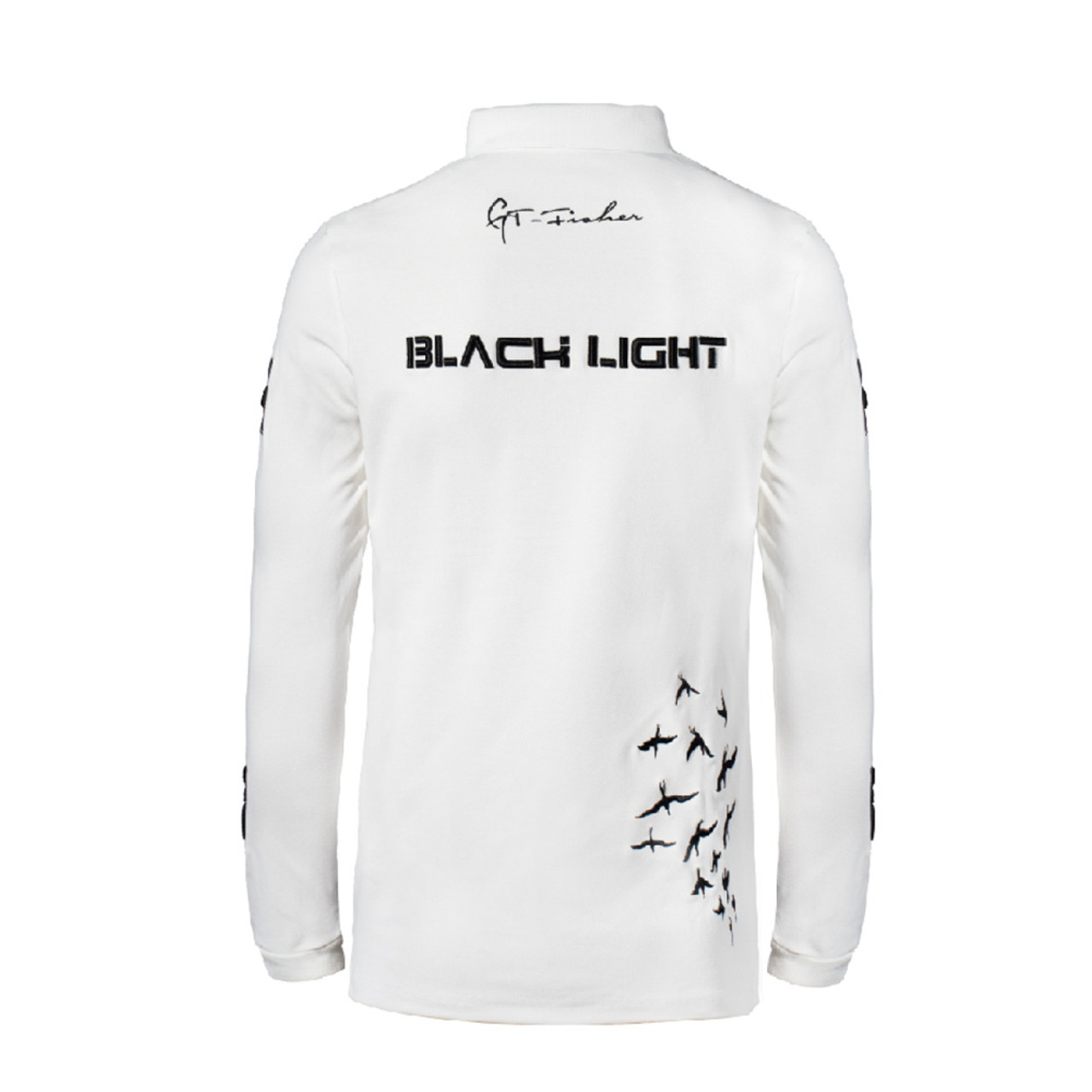Embroidered Long Sleeve Polo Fishing Clothes
