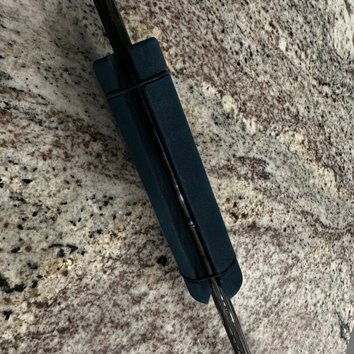 Sized 5mm to 11mm to accommodate virtually all Slow Pitch and many split grip rods.  Inside diameter of the protector can be made larger with a round file or rod reaming tool. Sized 5mm to 11mm to accommodate virtually all Slow Pitch and many split grip rods.  Inside diameter of the protector can be made larger with a round file or rod reaming tool.