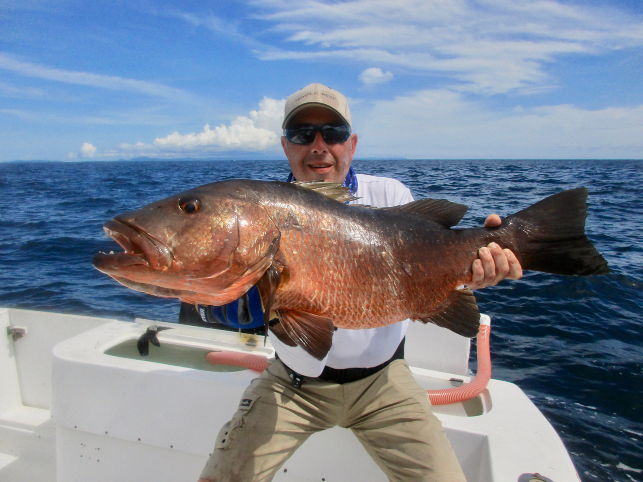 Cubera Snapper (Pargo Rojo) captured on Salas prototype Darter/Yamaga BlueSniper