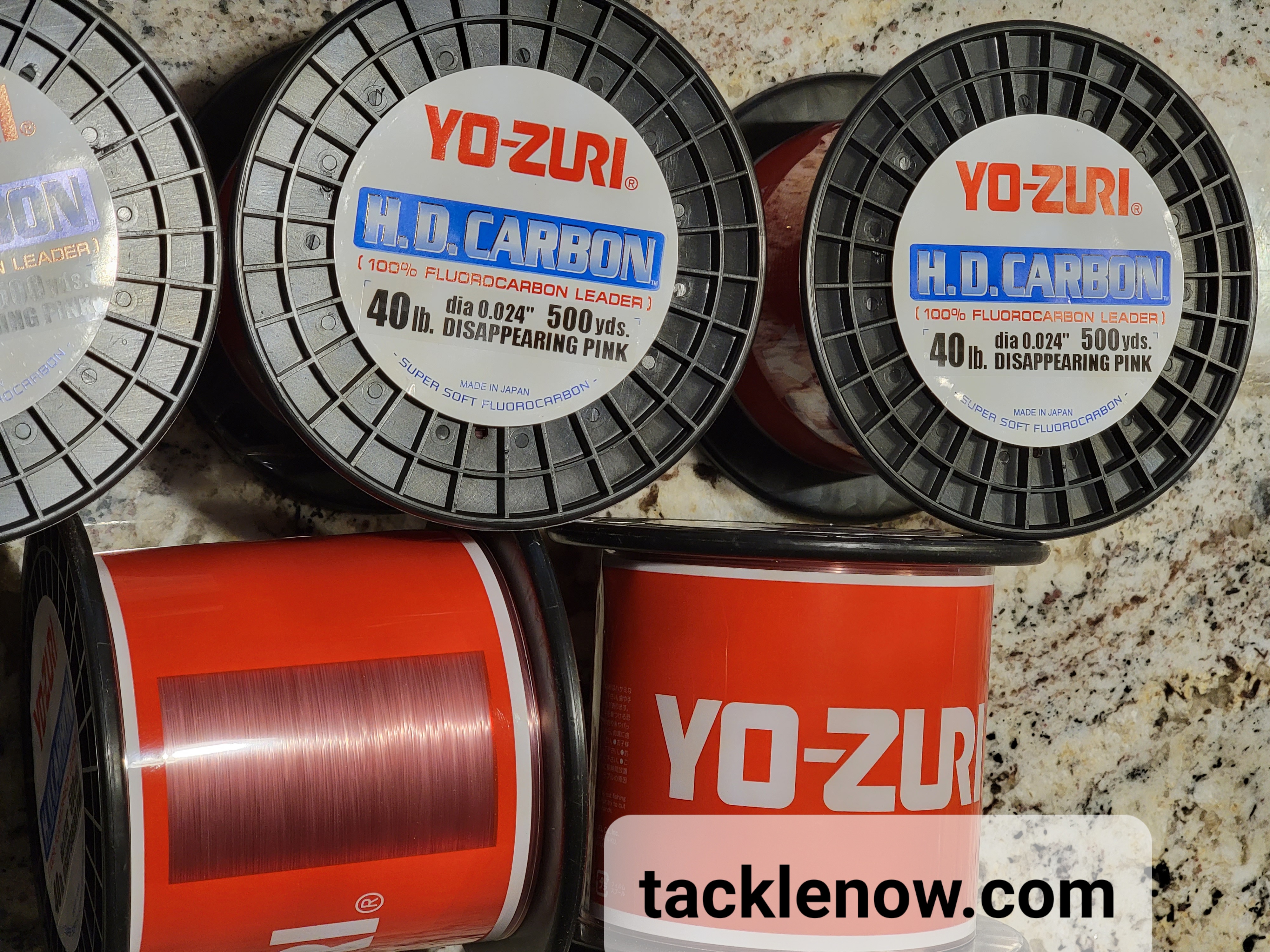 Yozuri HD 500 Yard Pink Fluorocarbon Leader - C.M. Tackle Inc. DBA