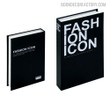 Fashion Icon Typography Modern Faux Book Décor For Table Accents