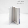 Simplicity Typography Figure Modern Decorating Bookshelves Open Book