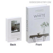The White Typography Modern Coffee Table Décor For Living Room Ideas