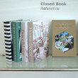 The White Typography Modern Book Décor Close Book