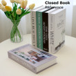 Paris Typography Fashion Figure Decorative Book Box Close Book