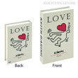 Love Typography Keith Haring Pop Art Fake Book Décor Gift for Men Book Decoration