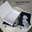 Jenny Rose Innes Typography Modern Open Book Decor