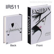 Paris Typography Fashion Figure Faux Book Decor Set for Modern Study Room