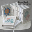 Italy Flowers Typography Modern Decorative Book Box Close Book