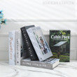 Cabin Porn Typography Modern Home Decor 6 Piece Fake Book Décor Set for Study Room
