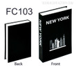 New York Typography Modern Cityscape Fake Decorative Book Set for Display Books