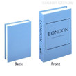 London Typography Modern Cityscape Faux Book Decor Set for Shelf Decor Book