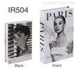 Paris Typography Fashion Figure Faux Book Set for Room Decoration