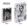 Paris Typography Fashion Figure Faux Book for Bookshelf Decoration