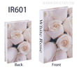 White Rose Typography Modern Home Decor Fake Book Décor for Men Book Decoration