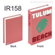 Tulum Beach Typography Botanical Abstract Fake Book Décor for Home Decor