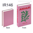 Amalfi Typography Botanical Abstract Retro Fake Book Set for Display Books