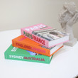 Sydney Australia Typography World Buildings Series Modern 3 Piece Faux Book Set for Shelf Decor Book