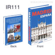 Madrid Espana Typography World Buildings Series Modern Fake Decorative Book for Living Room