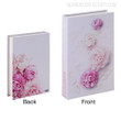 Peony Flowers Floral Modern Faux Book Décor For Table Decor